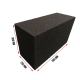 Bloc rectangle de caoutchouc pour le tir - Hexbloc®