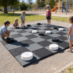 Kit jeu de dames géant - Hexdalle®