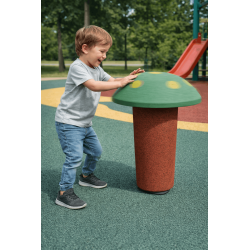 Champignon rotatif en caoutchouc - Hexdalle®