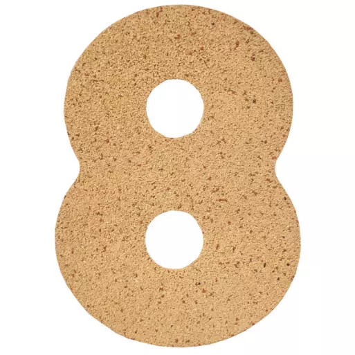 Chiffres et marelle - Forme EPDM à incruster – Image 9