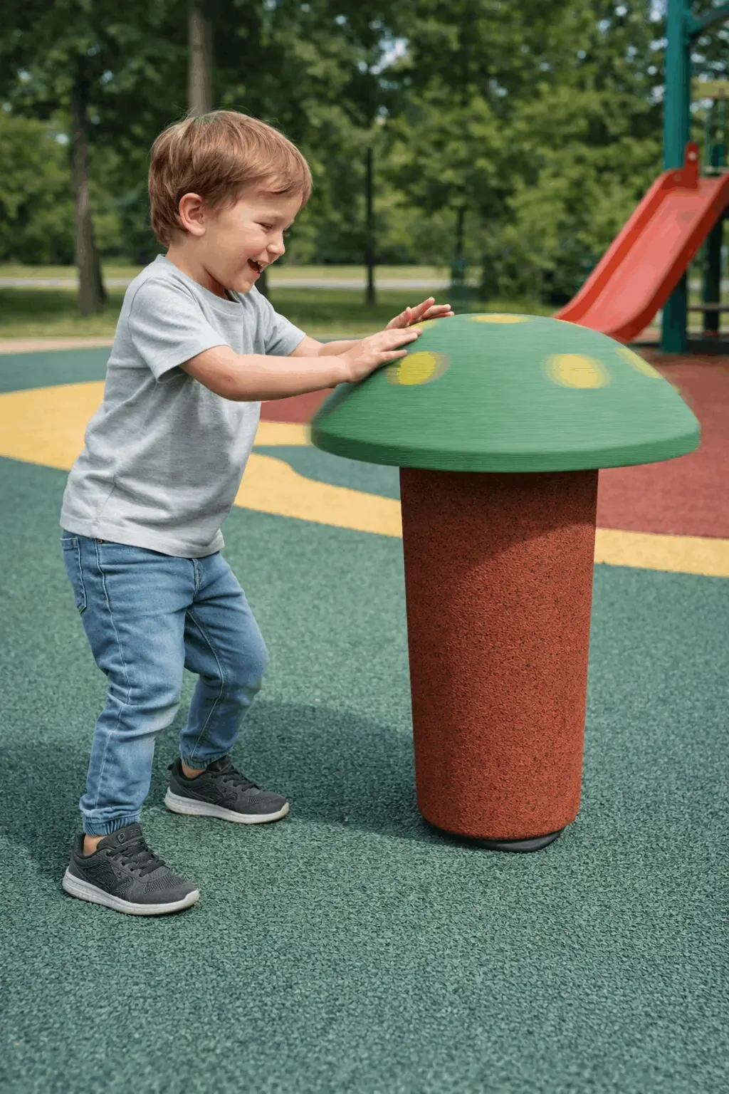 Champignon rotatif en caoutchouc – Hexdalle®